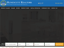 Tablet Screenshot of huneycuttrealtors.com